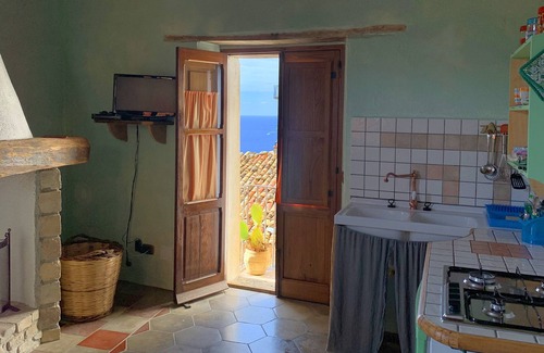 Belmonte Calabro Casa | Casa típica en Belmonte Calabro con vistas al mar de terrazo