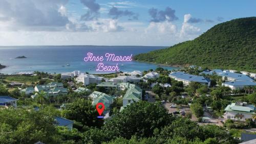 Anse Marcel Apartamento | Charmant duplex moderne proche plage Anse Marcel