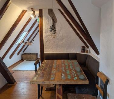 Theilenhofen Apartamento | Charmante Wohnung in Fachwerkhaus am Limes