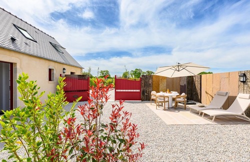 Saint-Sauveur-le-Vicomte Cabaña | Casa Encantadora con Spa Privado en Saint-Sauveur-le-Vicomte