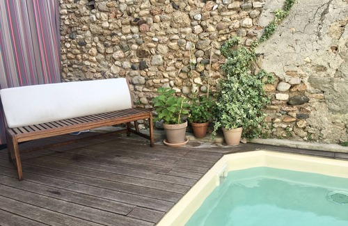 Saint-Andre-de-Sangonis Casa | Casa encantadora de última hora con pequeña piscina cerca de San Guilhem