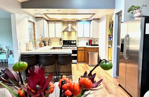 Spring Valley Casa | Charming 3-bedroom house by the Pond w Waterfall, Playground, and Trampoline.