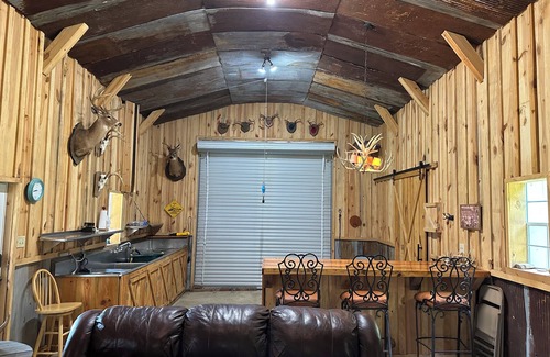 Autaugaville Cabina | Charming 3-bedroom cabin in Autaugaville with AC and Hangout Building