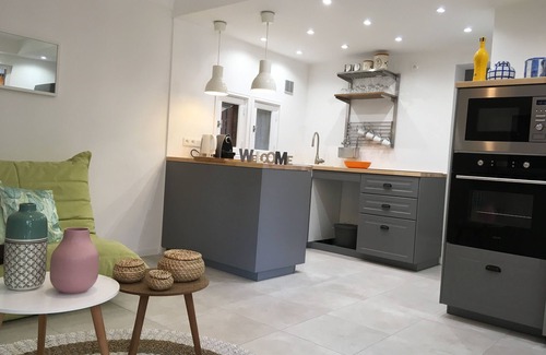 Boulouris-sur-Mer Casa | Encantador apartamento de 3 habitaciones con jardín, calma, mar a pie.