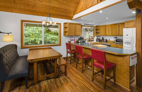 Skykomish Casa | Charming cabin with hot tub, firepit, wood stove, & W/D - near Stevens Pass