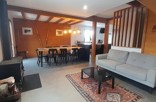 Arc-1800 Chalet De Esquí | Chalet acogedor y tranquilo · Terraza · Hammam · Aparcamiento · Arcs 1800