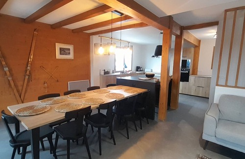 Arc-1800 Chalet De Esquí | Chalet acogedor y tranquilo · Terraza · Hammam · Aparcamiento · Arcs 1800