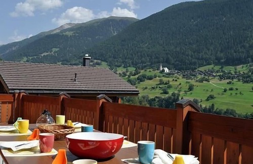 Fiesch Casa | Charming Chalet Cresta in Fiesch – detached, with views of the Valais Alps