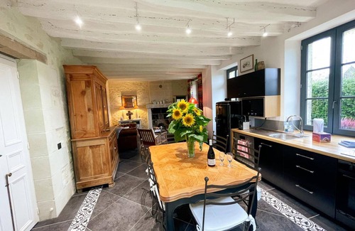 Avon-les-Roches Cabaña | Casa rural con encanto en Touraine con jardín, cerca de castillos del Loira