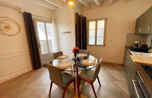 Langeais Cabaña | Encantadora casa rural en Langeais con terraza y wifi para 4 personas