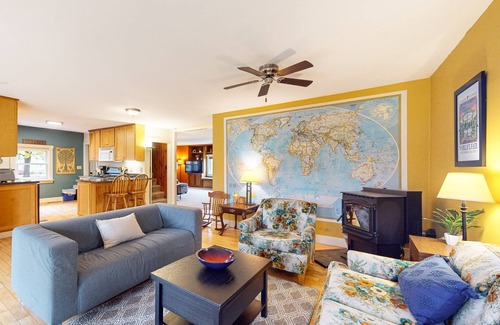 Montpelier Casa | Charming dog-friendly house w/ pellet stove, yard, wifi, patio, w/d, central air