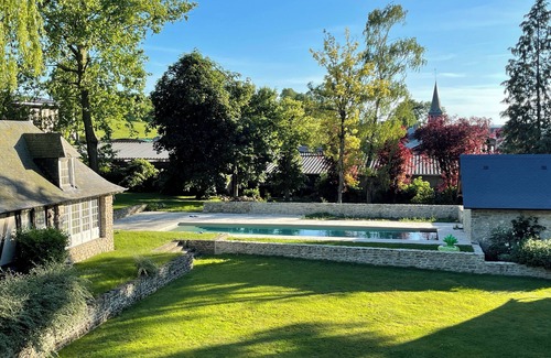 Gancourt-Saint-Etienne Casa | Charming house in Normandy near Gerberoy with swimming pool an tennis court