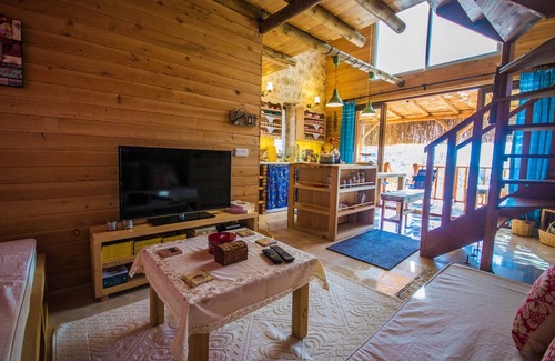 Sarıbelen Casa | Encantadora villa de estilo rústico de luna de miel ecológica con piscina y vistas