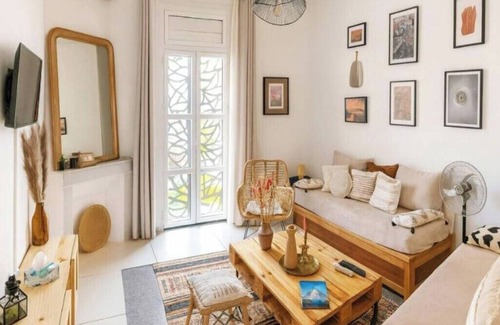 Harhoura Casa | Encantadora villa con jardín cerca de la playa.