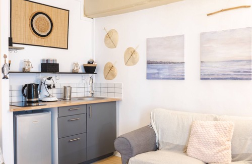 Honfleur Apartamento | Les Dunes-Estudio-Clásico-Baño privado con ducha-Vista a la Ciudad
