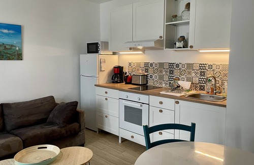 Notre-Dame-de-Monts Apartamento | Charming T2 10 minutes walk from the sea