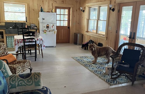 Medford Cabaña | Charming waterfront cottage on Schoodic lake.