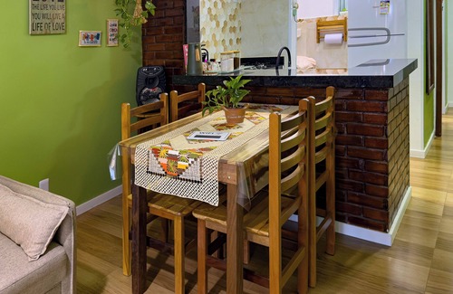 Sao Vicente de Paula Apartamento | Charmosa farmhouse com toque verde,free wifi!