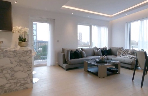 Sands End Apartamento | Chelsea Harbour 2-Bed Apartment in London