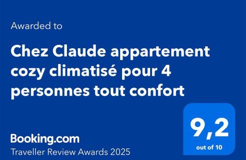 Ath Apartamento | Chez Claude appartement cozy climatisé pour 4 personnes tout confort