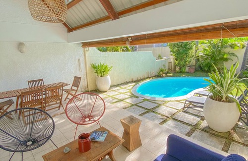 Bouvet Island Villa | Chic Home with Private Pool, 1 min to Beach