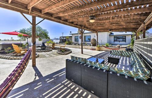 Twentynine Palms Casa | Chic Joshua Tree Pad with Mountain Views and Hot Tub