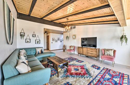 Twentynine Palms Casa | Chic Joshua Tree Pad with Mountain Views and Hot Tub