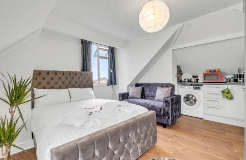 Hendon Apartamento | Chic Loft Studio, Free Parking, Airfryer, Free amenities, 25 Mins to Central London