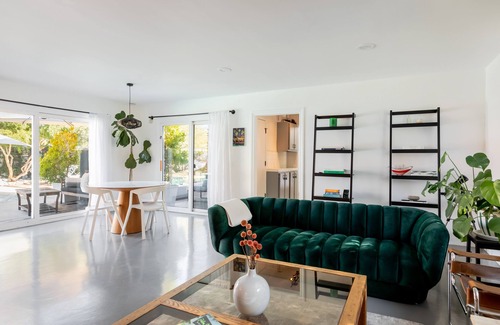 Desert Park Estates Casa | Chic Modern Oasis w/ Saltwater Pool & Spa Overlooking San Jacinto Mountain