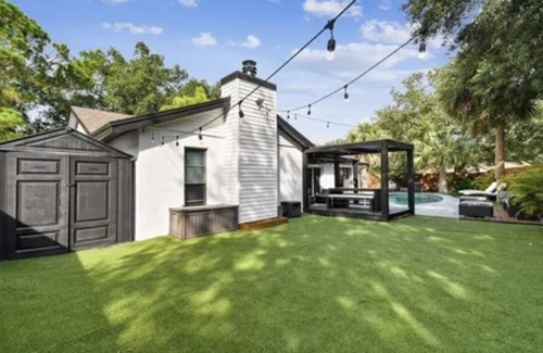 Country Place Casa | Tranquil Outdoor Oasis with Poolside Perfection & Luxe Kitchen/3 Bed/3 Bath