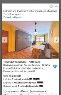Pec pod Snezkou Apartamento | Cihlařka