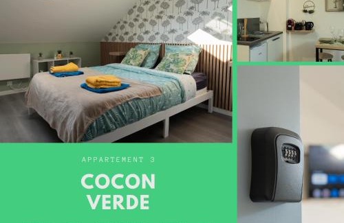 Anzin Apartamento | CitizenHouse Anzin - 4 Studios - 15 à 36m2 - Jardin - Terrasse - Accès autonome - WiFi - Netflix