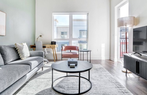 Central San Mateo Apartamento | Classic San Mateo 1BR w/ Gym, A/C & W/D, nr Caltrain, by Blueground