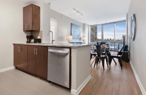 Hudson Exchange Apartamento | Clean & Spacious 1BR | Work Remote | Free WiFi & Kitchen | Near PATH