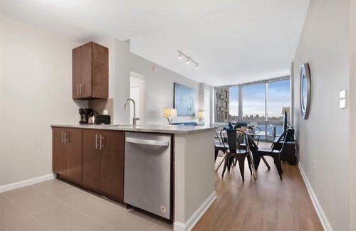 Hudson Exchange Apartamento | Clean & Spacious 1BR | Work Remote | Free WiFi & Kitchen | Near PATH