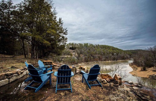 Carroll County Cabina | Cabaña en Eureka Springs: Vistas al lago, jacuzzi y montaña