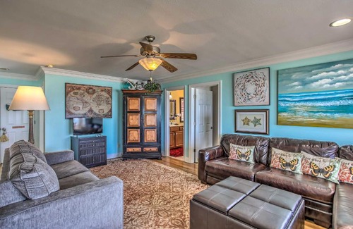 Holden Beach Casa | Coastal Retreat with Hot Tub Steps to Beach!