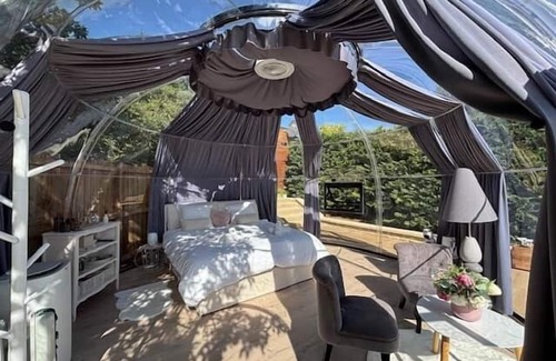 Bathernay Cama Y Desayuno | CollinéA La Bulle StelléA Sleep under the stars!