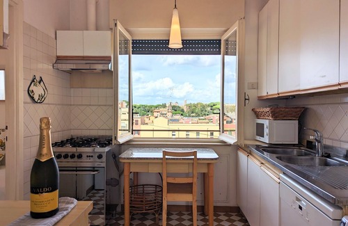 Celio Apartamento | Ático Domus Colosseo con espectacular vista de 360 ° desde el jardín de la azotea