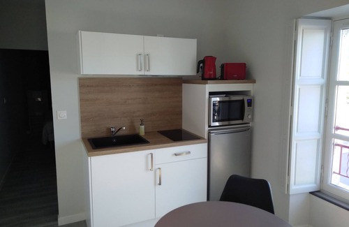 Malicorne-sur-Sarthe Apartamento | Appt Confort 2 pers-Apartamento-Baño con ducha-Clásico-Vista a la Ciudad