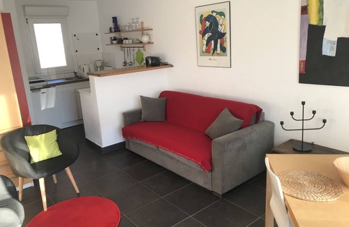 Bleriot-Plage Apartamento | Estudio situado Blériot- playa, cómodo con balcón a 300 metros del mar