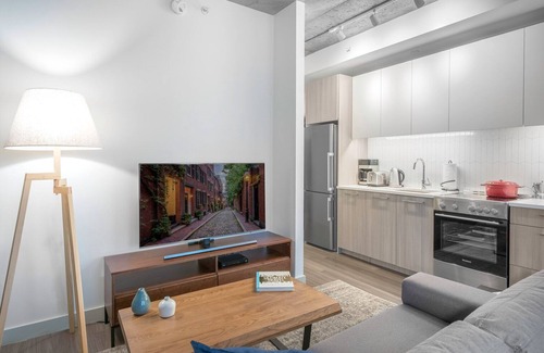 MIT Apartamento | Comfy Kendall Square Studio w/ Gym, walk to MIT by Blueground