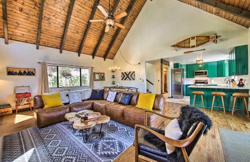 Lake Arrowhead Casa | Contemporary Cabin Hiking, Mountain Biking, Skiing