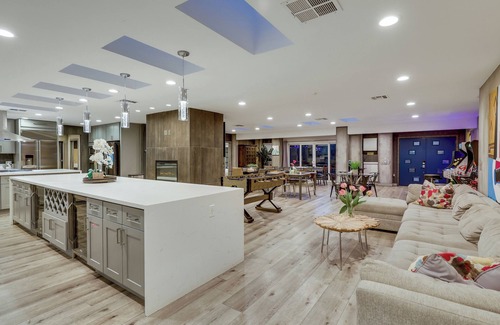 Las Vegas Villa | Contemporary Private Villa w/ Pool, Sports Court & Near Strip!