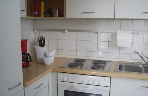 Nienhagen Apartamento | Acogedor apartamento con balcón, a 400 metros de la playa, perro bajo petición
