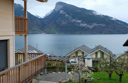 Faulensee Apartamento | Cosy apartment for 2 guests with WIFI, balcony and parking