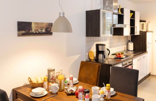 Lubmin Apartamento | Bonito apartamento para 4 personas con WIFI, TV, terraza y mascotas permitida