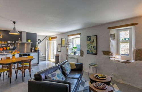 Tregunc Casa | Precioso apartamento en villa para 4 personas con WIFI, TV y terraza