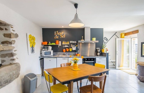 Tregunc Casa | Precioso apartamento en villa para 4 personas con WIFI, TV y terraza