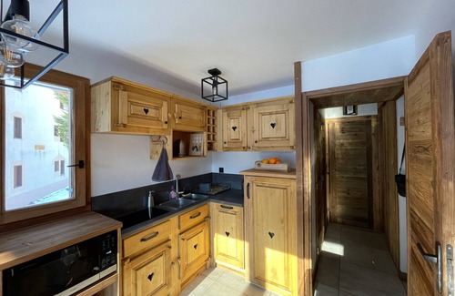Pralognan-la-Vanoise Apartamento | Apartamento-Romántico-Habitación con desagüe-Vista a la Montana